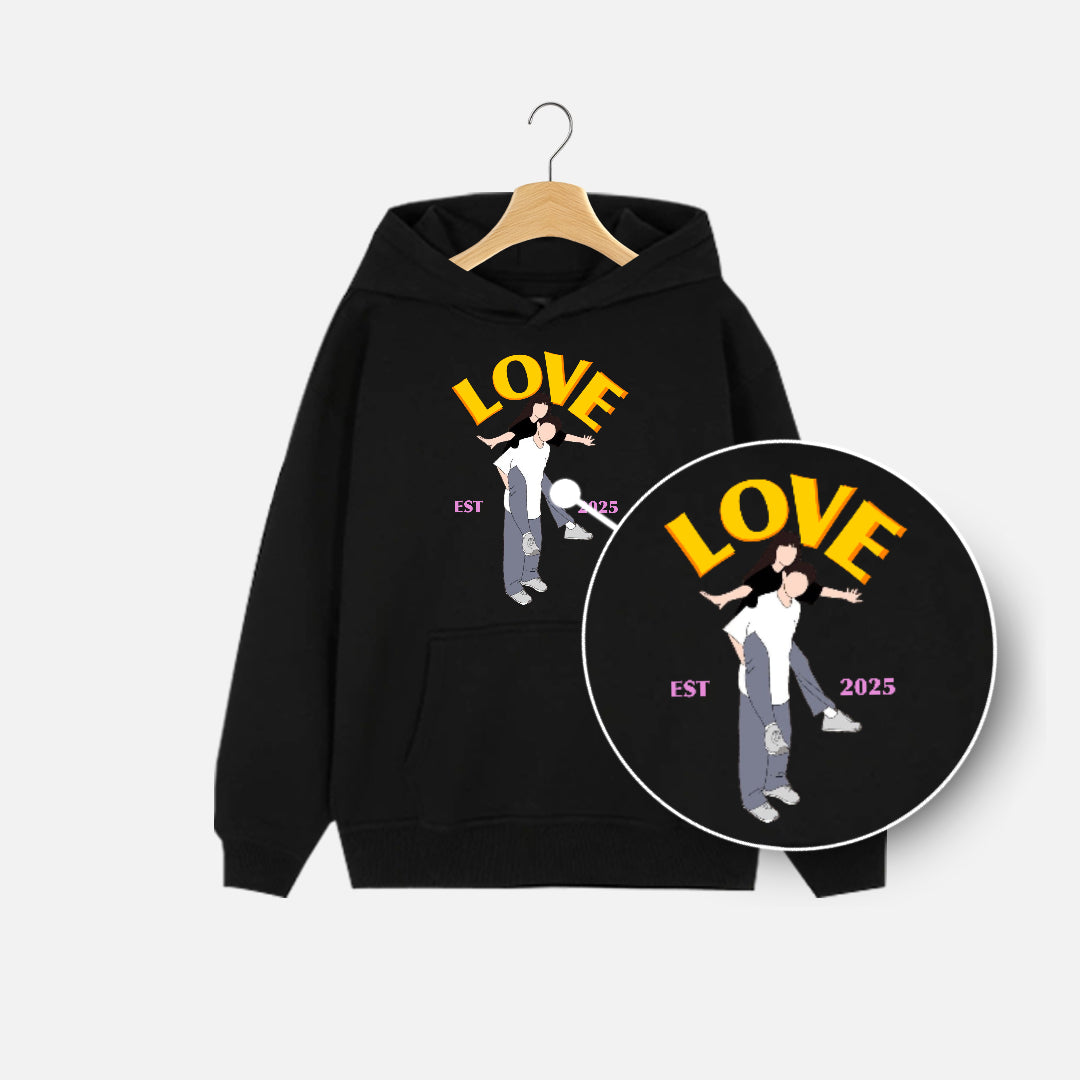 Romantic 2025 Love Apparel Hoodie