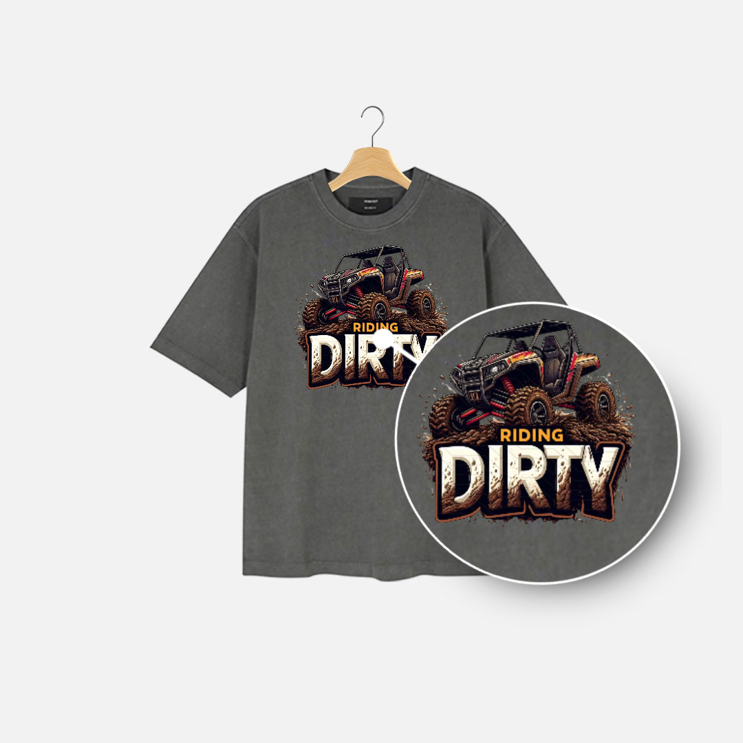 Off-Road Buggy Riding Dirty Design T-Shirt