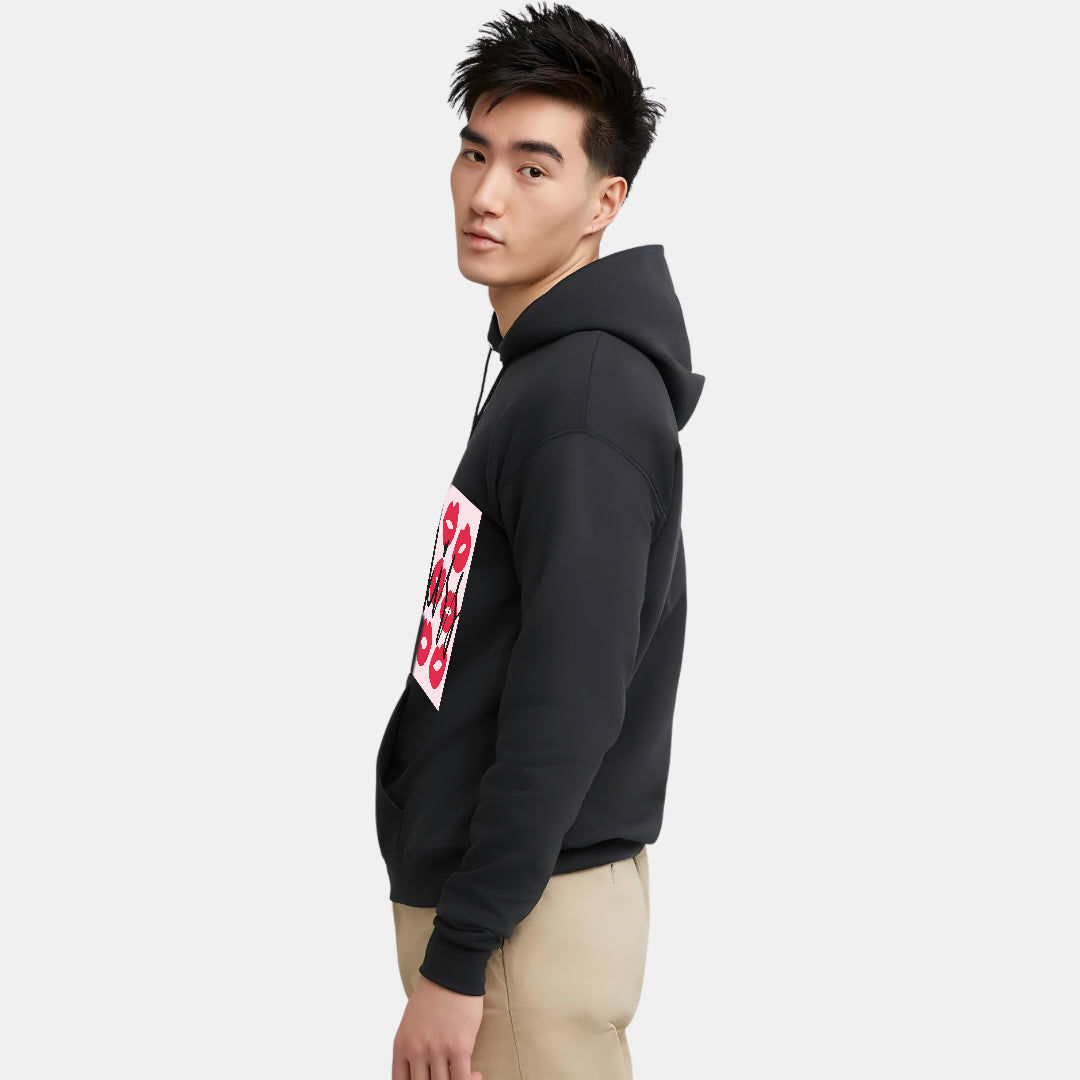 Romantic Kiss Design Hoodie