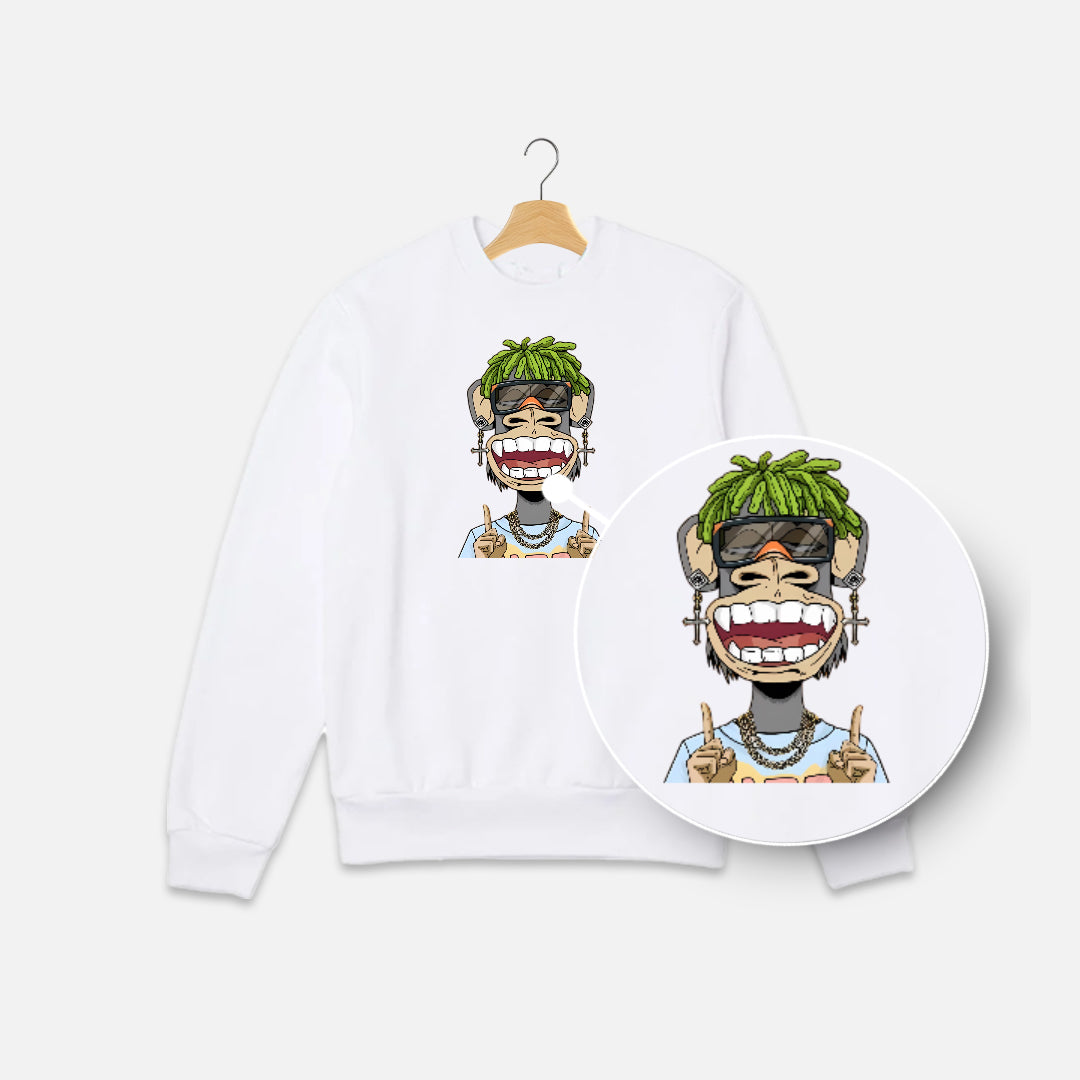 Luxury Monkey NFT Design Sweat Shirt