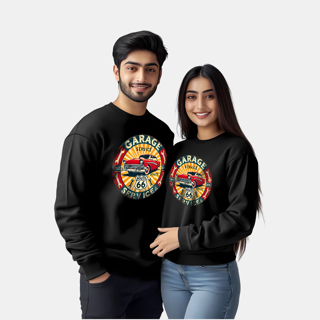 Vintage Car Repair Garage Branding Tee Sweat Shirt
