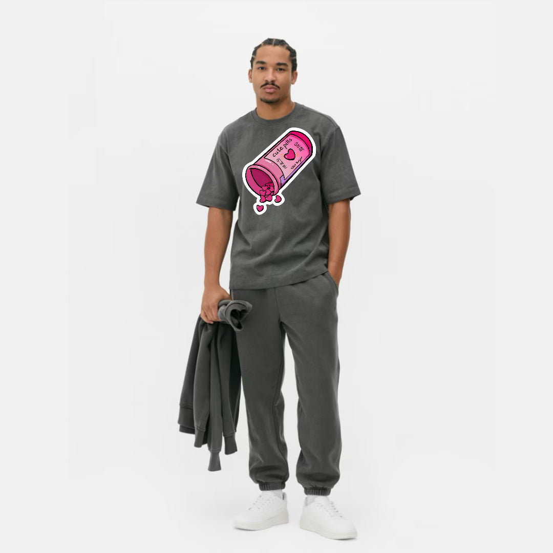 Cutie Pills Jam Bottle Design T-Shirt