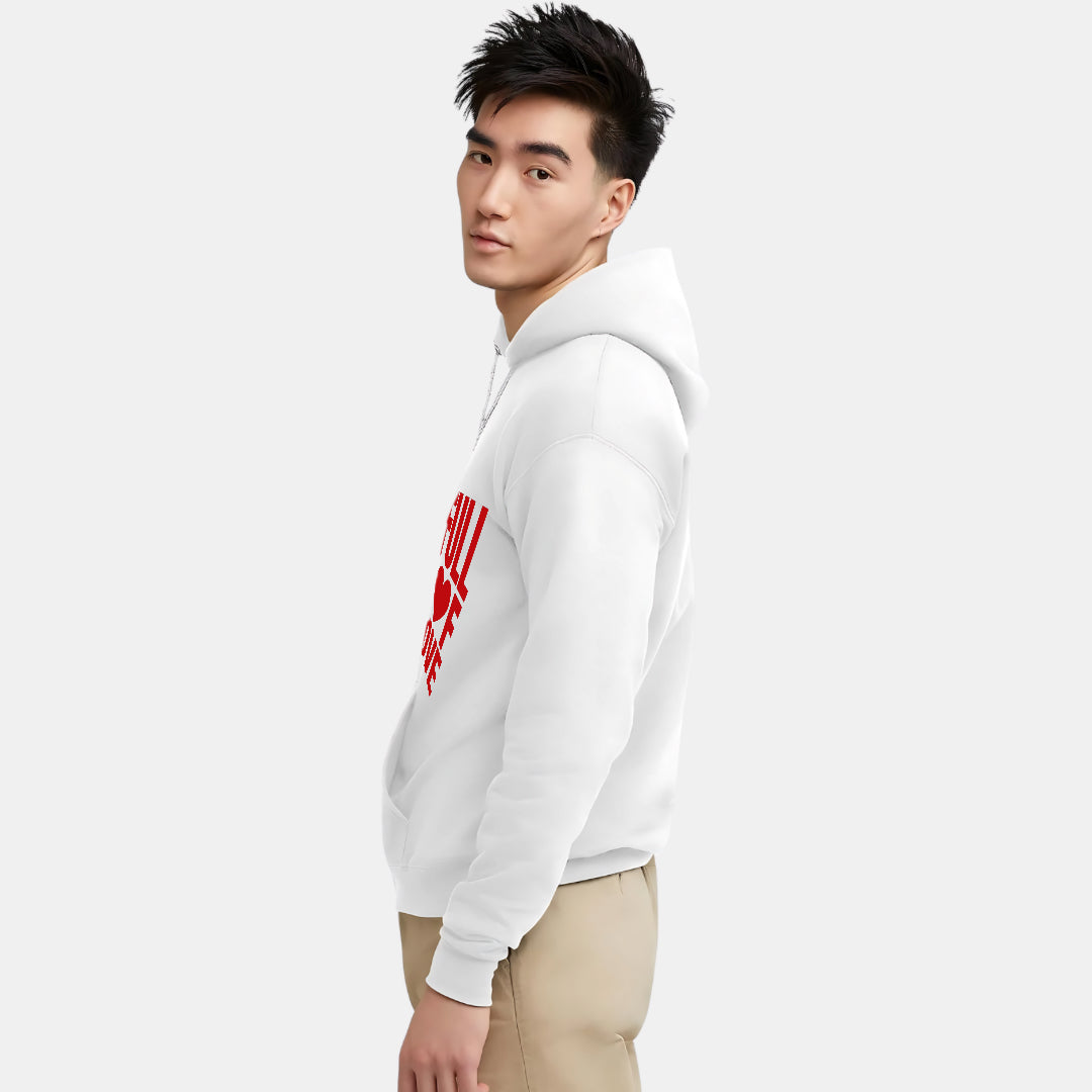 Heartfelt Love Print Hoodie