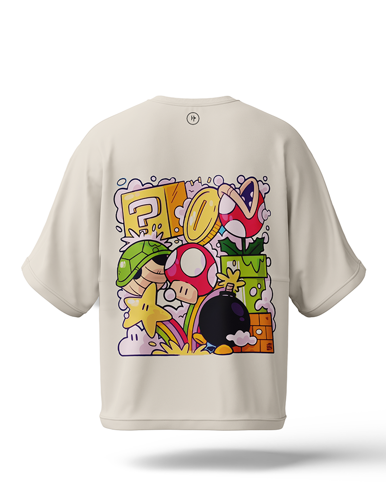 Mario Drop Shoulder Tee