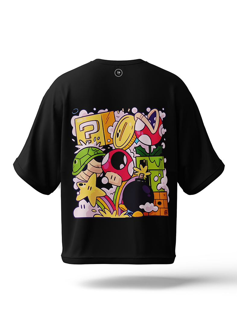 Mario Drop Shoulder Tee