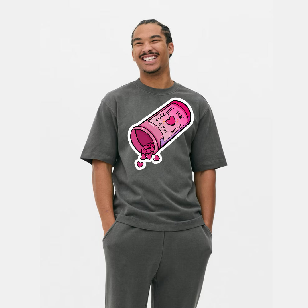 Cutie Pills Jam Bottle Design T-Shirt