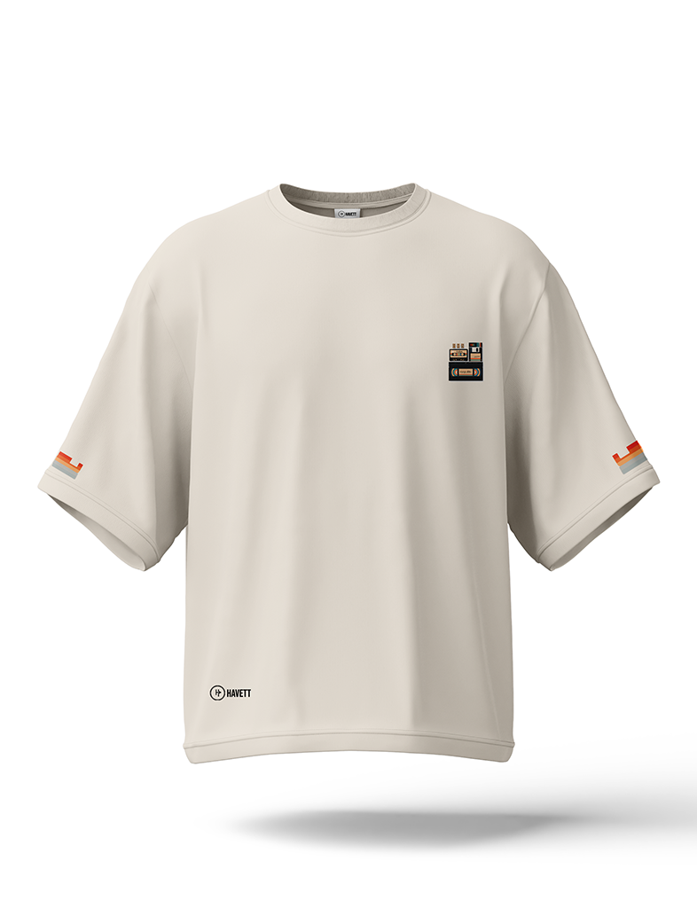 Retro Vintage Drop Shoulder Tee