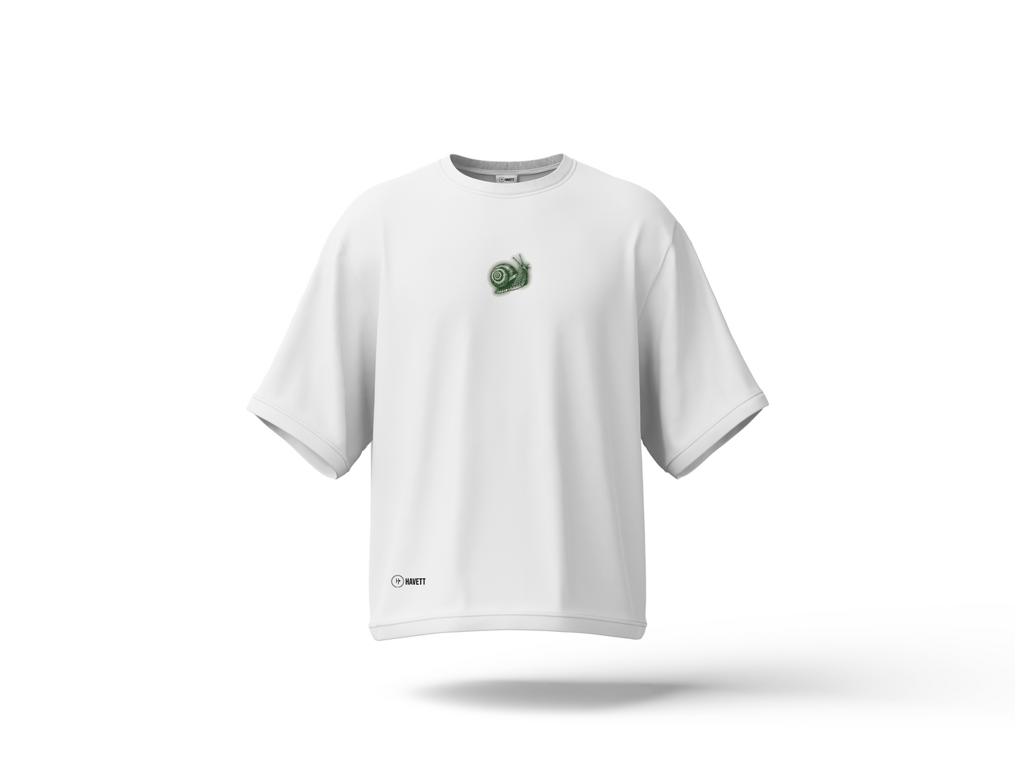 Spiral Path Drop Shoulder Tee