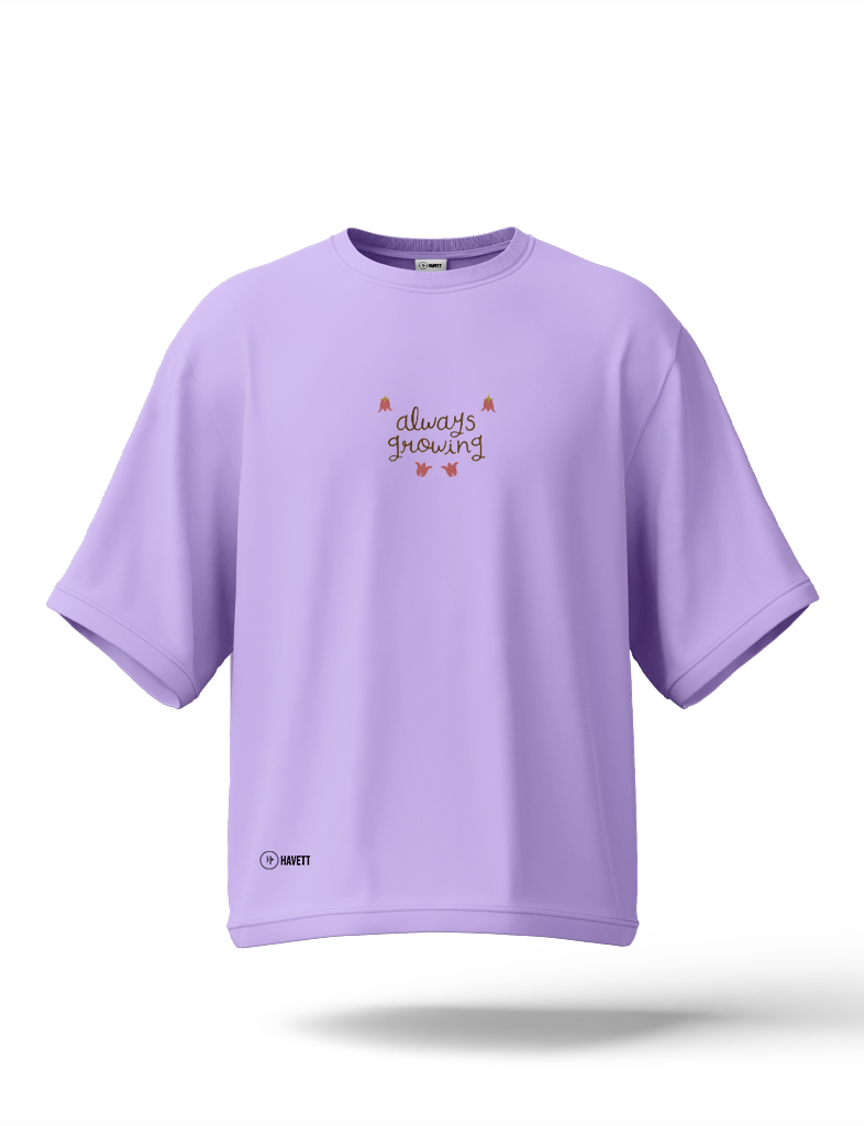 Kiku Hana Drop Shoulder Tee