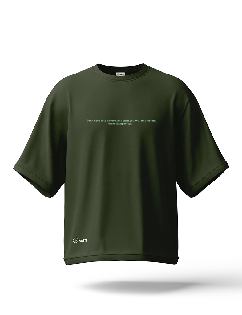 Return To Nature Drop Shoulder Tee