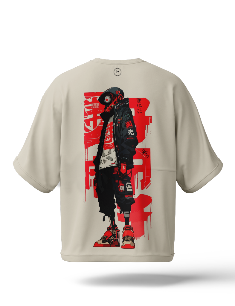 Kikaider Drop Shoulder Tee