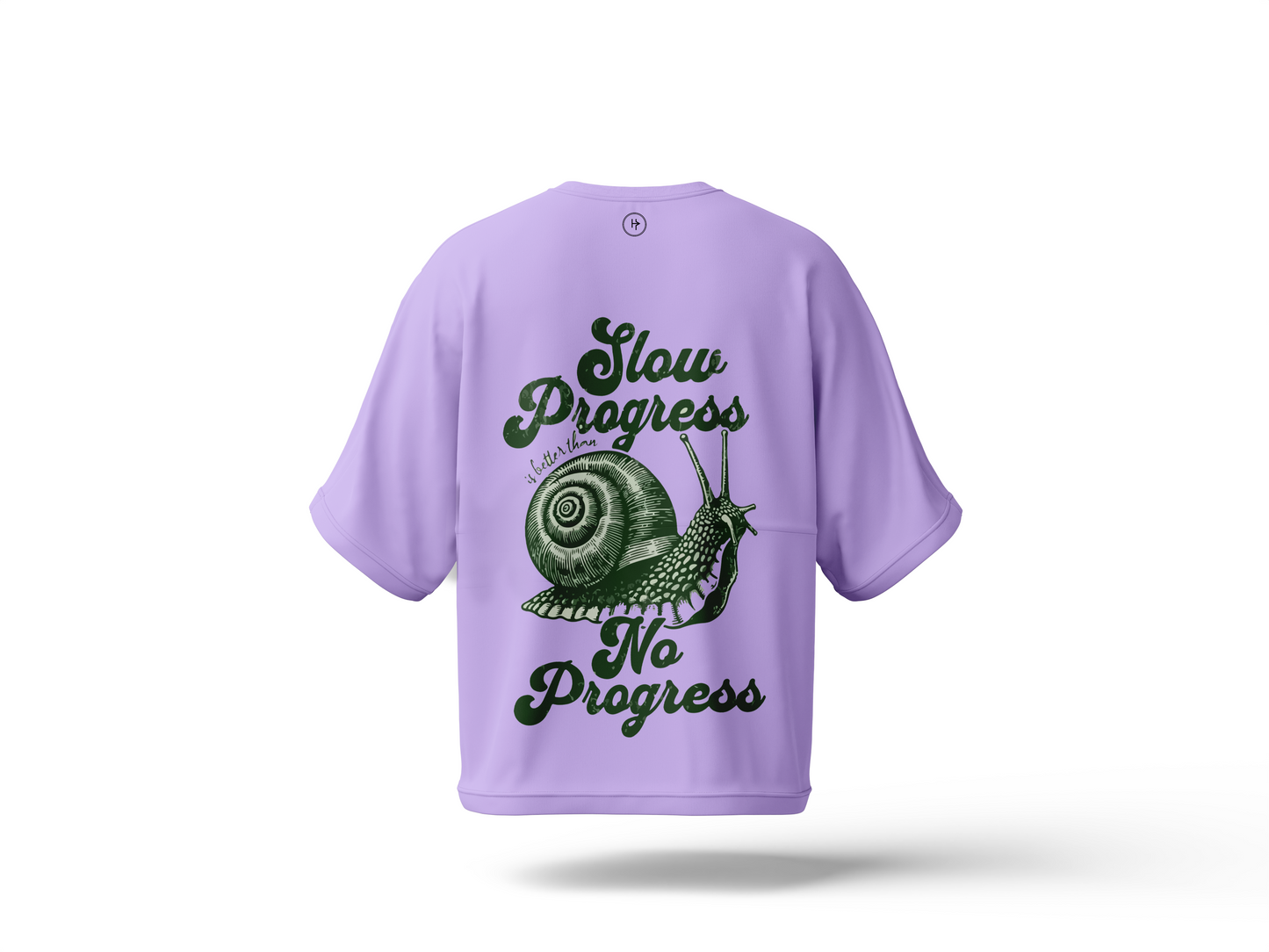 Spiral Path Drop Shoulder Tee