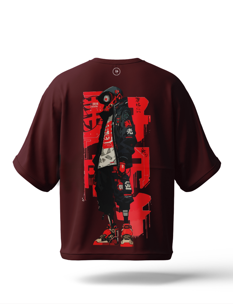 Kikaider Drop Shoulder Tee