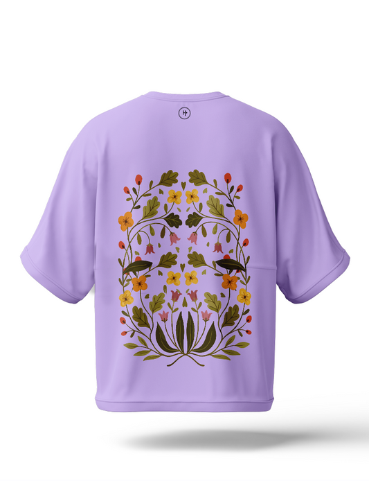 Kiku Hana Drop Shoulder Tee