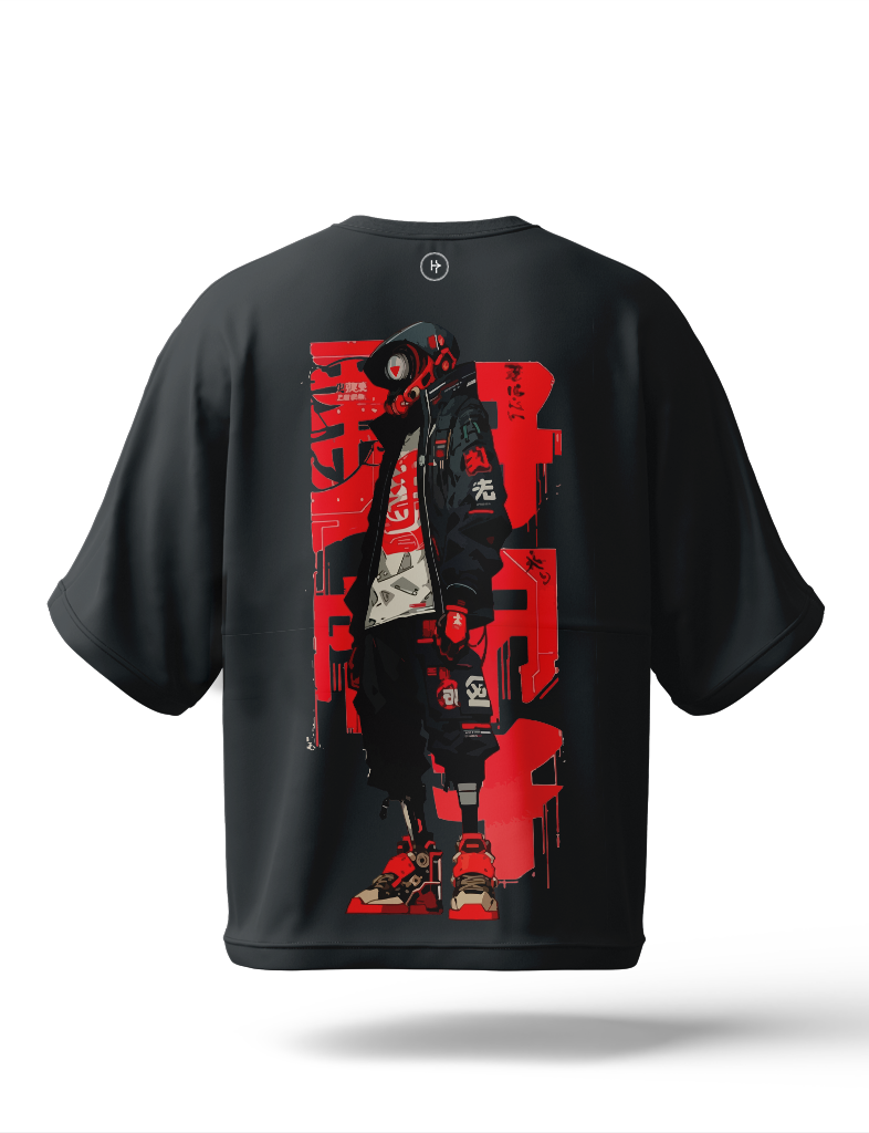Kikaider Drop Shoulder Tee