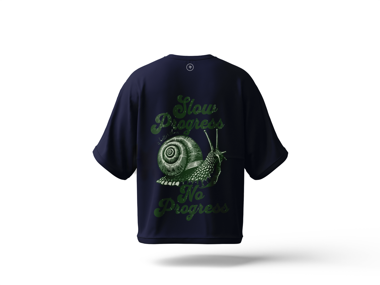 Spiral Path Drop Shoulder Tee