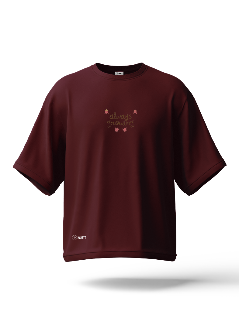 Kiku Hana Drop Shoulder Tee