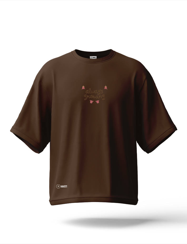 Kiku Hana Drop Shoulder Tee
