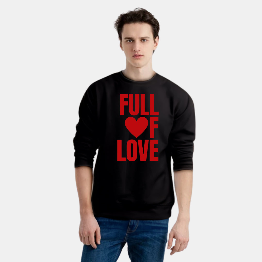 Heartfelt Love Print Sweat Shirt