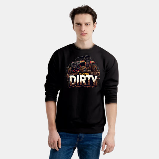 Off-Road Buggy Riding Dirty Design Sweat Shirt