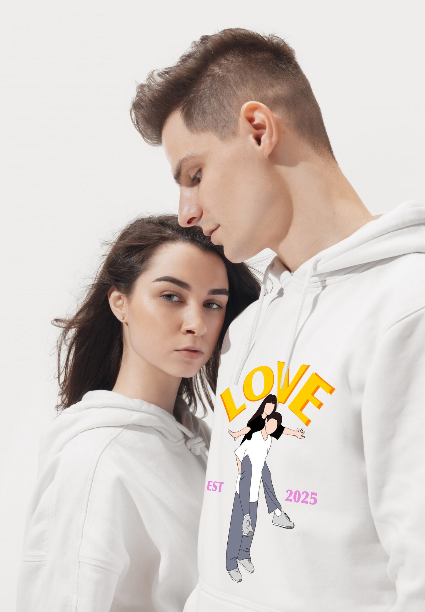 Romantic 2025 Love Apparel Hoodie