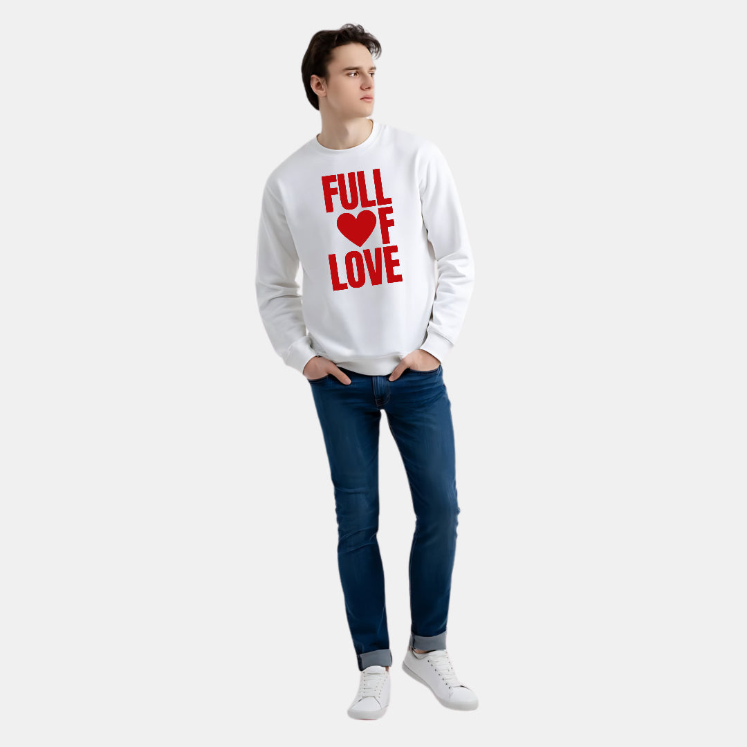 Heartfelt Love Print Sweat Shirt