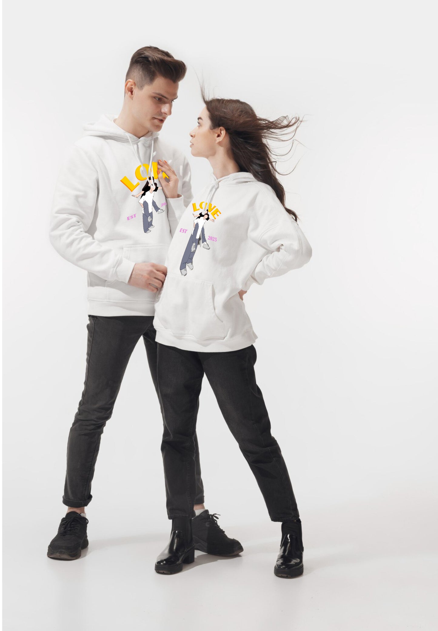 Romantic 2025 Love Apparel Hoodie