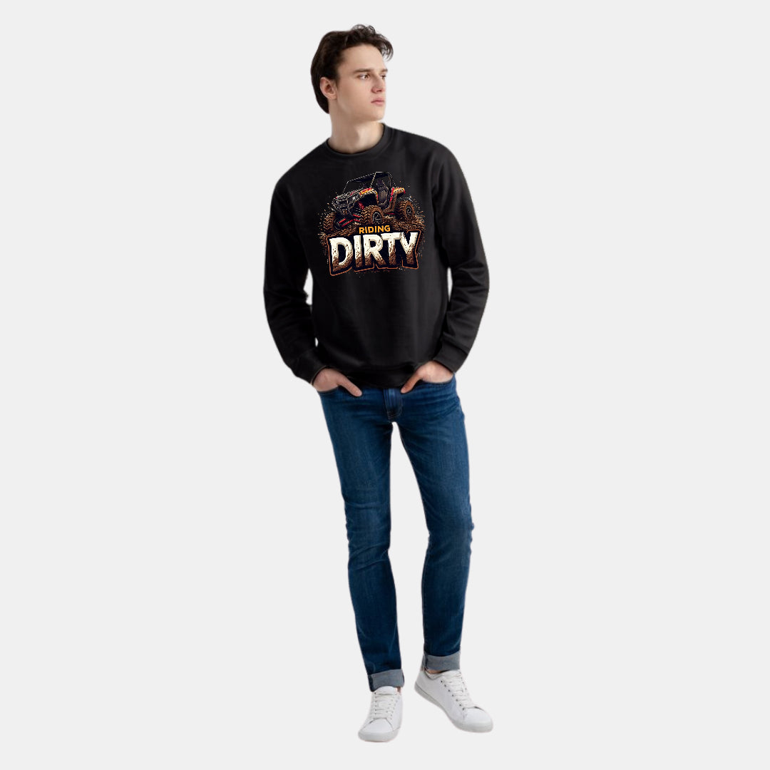 Off-Road Buggy Riding Dirty Design Sweat Shirt