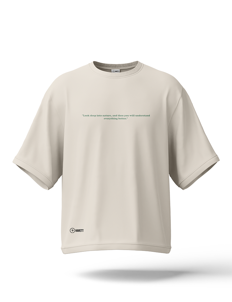 Return To Nature Drop Shoulder Tee