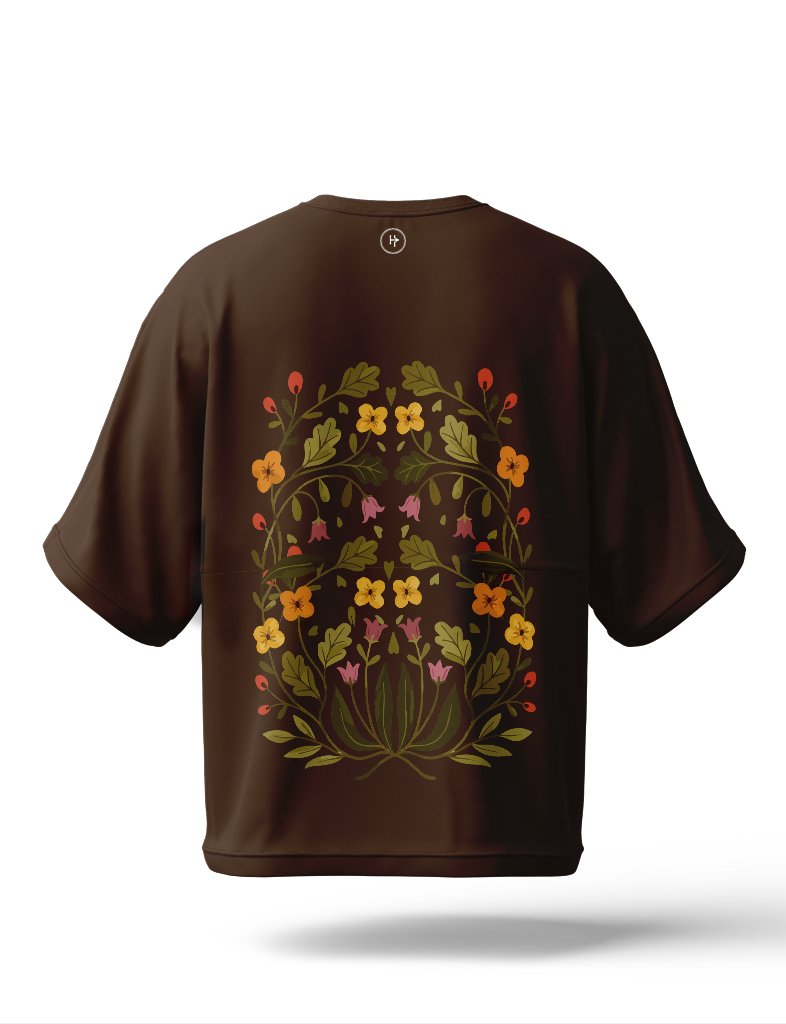 Kiku Hana Drop Shoulder Tee