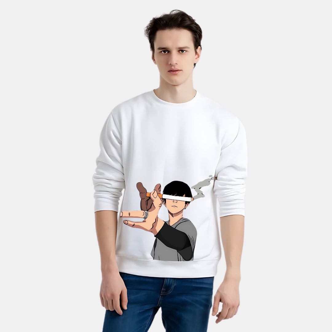 Bad Boy Smoking Aesthetic Sweat Shirt