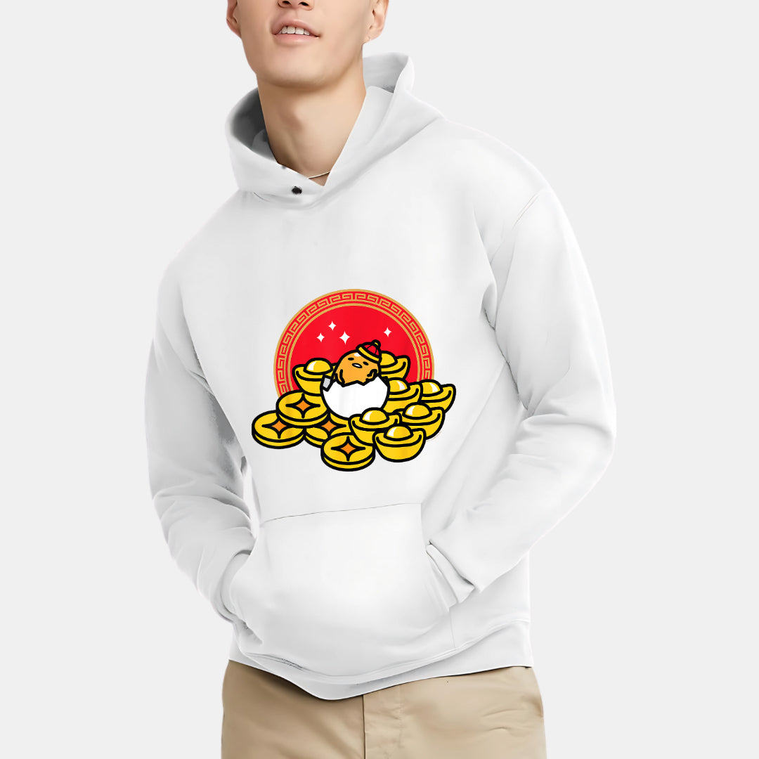 Chicks, Eggs, and Crypto Graphic Hoodie