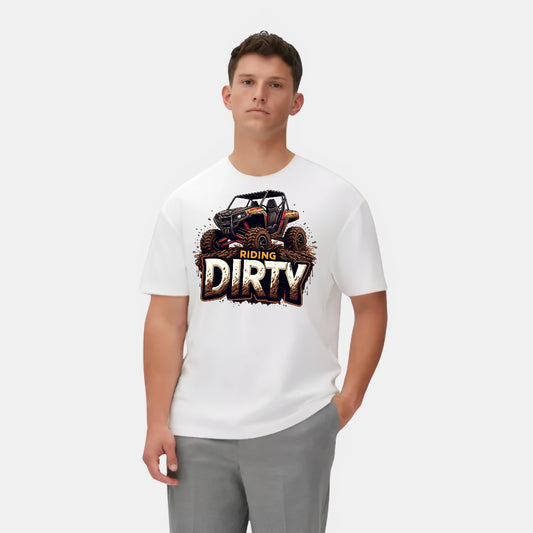 Off-Road Buggy Riding Dirty Design T-Shirt