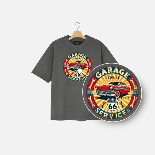 Vintage Car Repair Garage Branding Tee T-Shirt