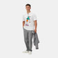 Funny Falling Man Graphic Tee T-Shirt