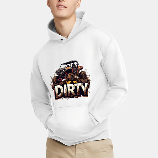 Off-Road Buggy Riding Dirty Design Hoodie