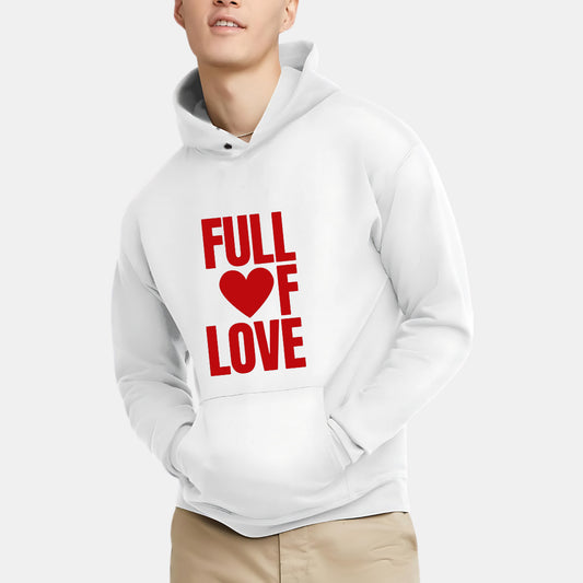 Heartfelt Love Print Hoodie