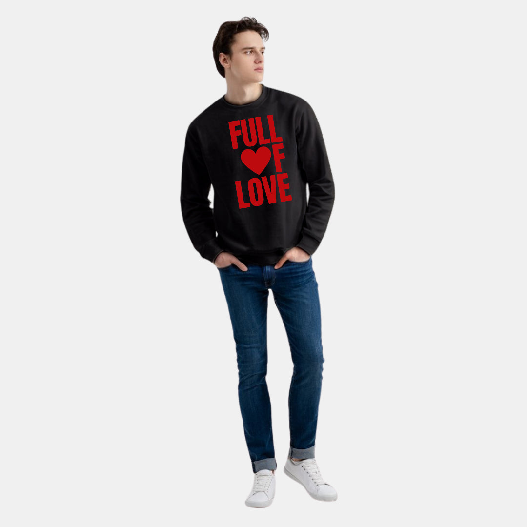 Heartfelt Love Print Sweat Shirt