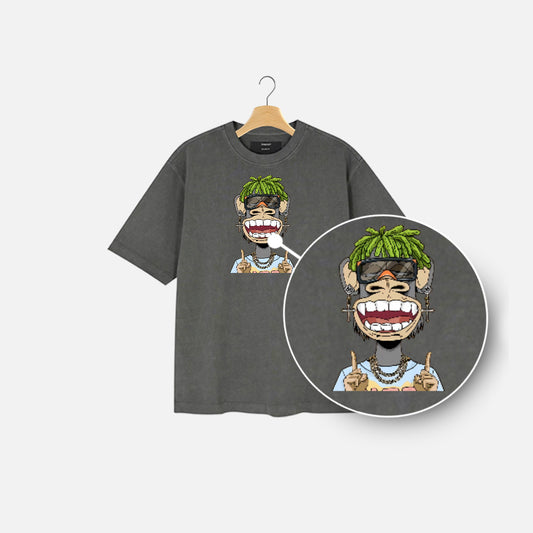 Luxury Monkey NFT Design T-Shirt