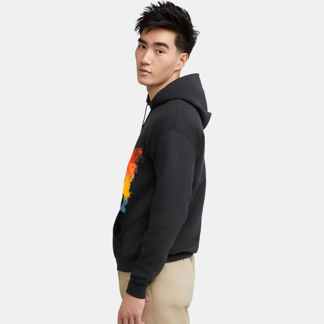 Bruh Title Meets Shadow Cat Charm Hoodie