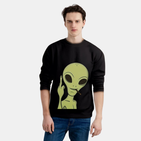 Rude Ghost Halloween Sweat Shirt