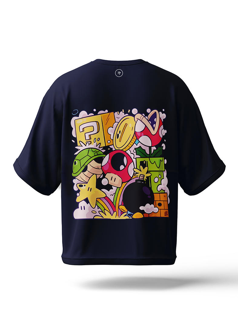 Mario Drop Shoulder Tee