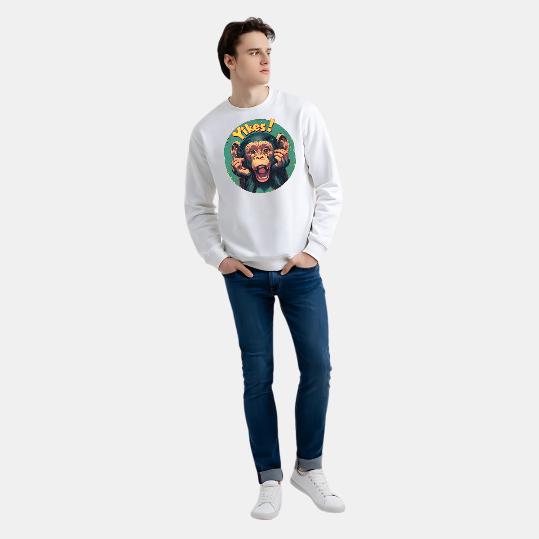 Cartoon Cash With Funny Face Sweat Shirt