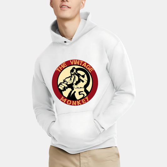 Unique Vintage Monkey Graphic Hoodie