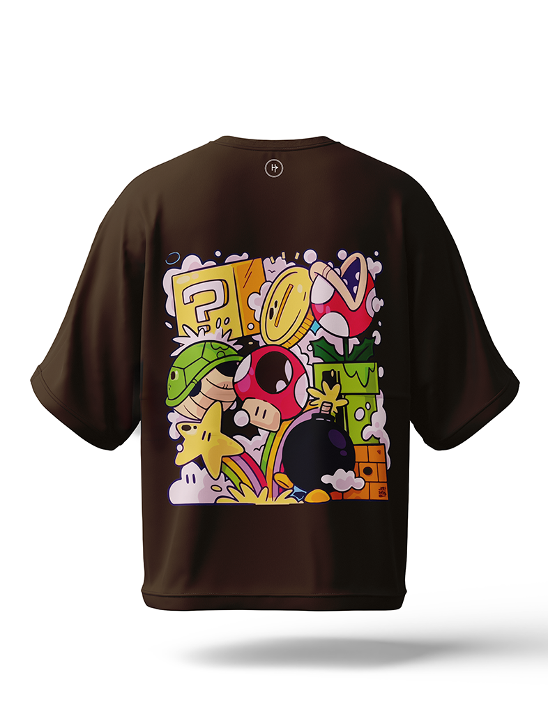 Mario Drop Shoulder Tee