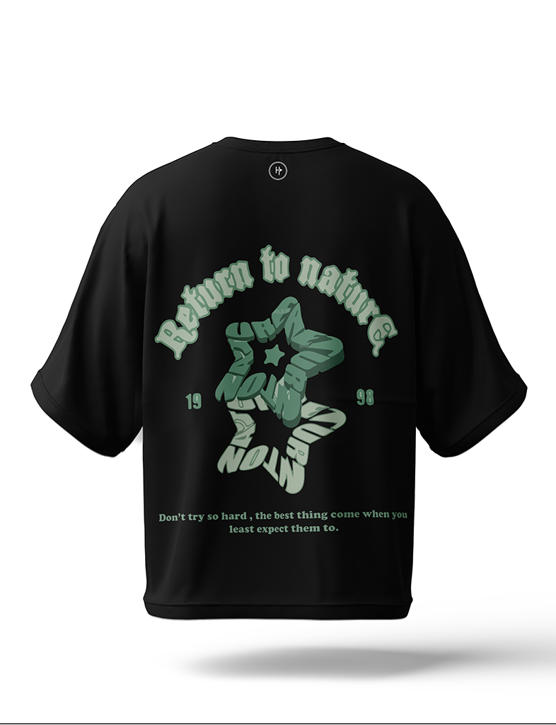 Return To Nature Drop Shoulder Tee