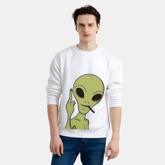 Rude Ghost Halloween Sweat Shirt