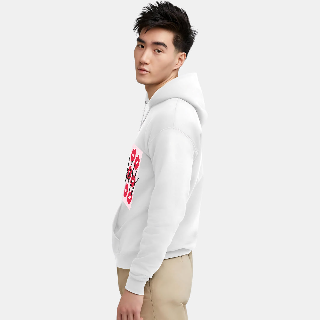 Romantic Kiss Design Hoodie