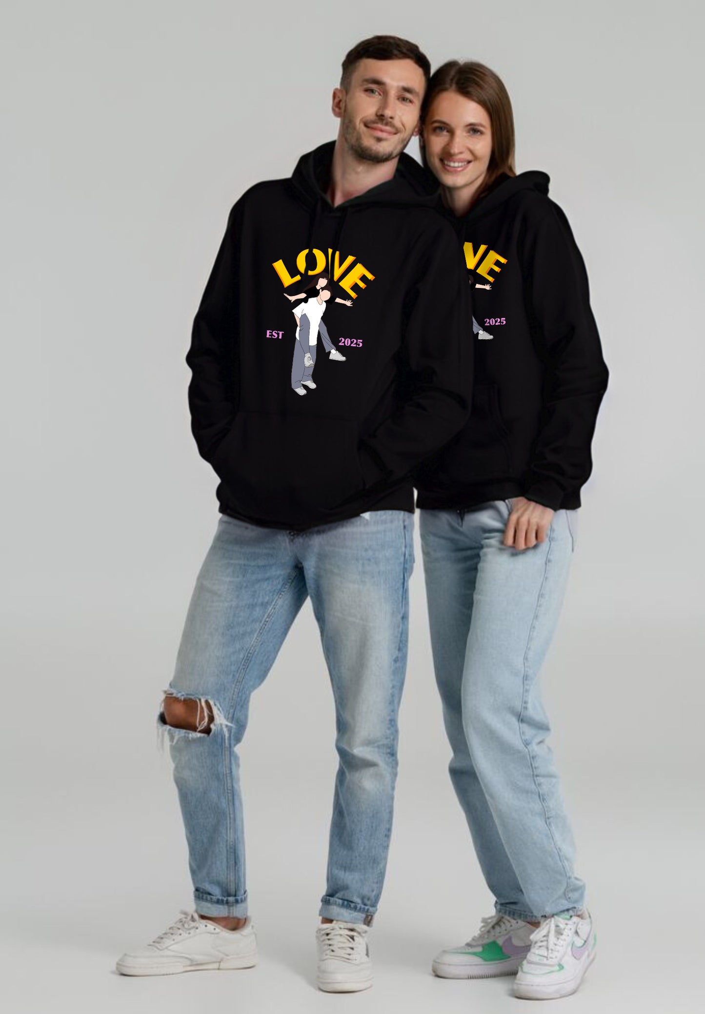 Romantic 2025 Love Apparel Hoodie