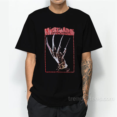 A Nightmare On Elm Street Freddy's Fingers Red Heathered T-Shirt